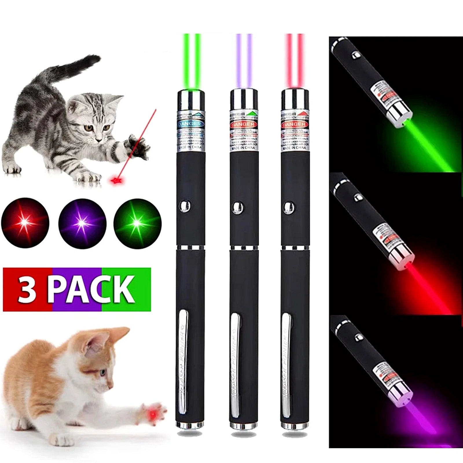 Interactive Laser Pointer Cat Toy for Endless Fun
