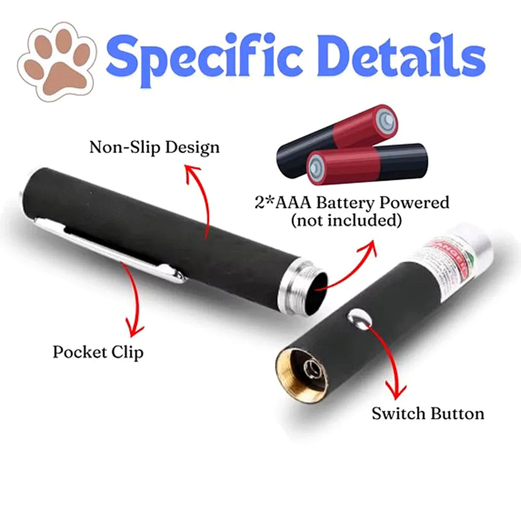 Interactive Laser Pointer Cat Toy for Endless Fun